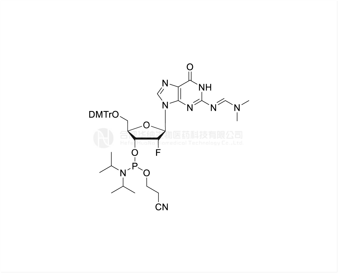 DMTr-2'-F-dG(dmf)-3'-CE-Phosphoramidite