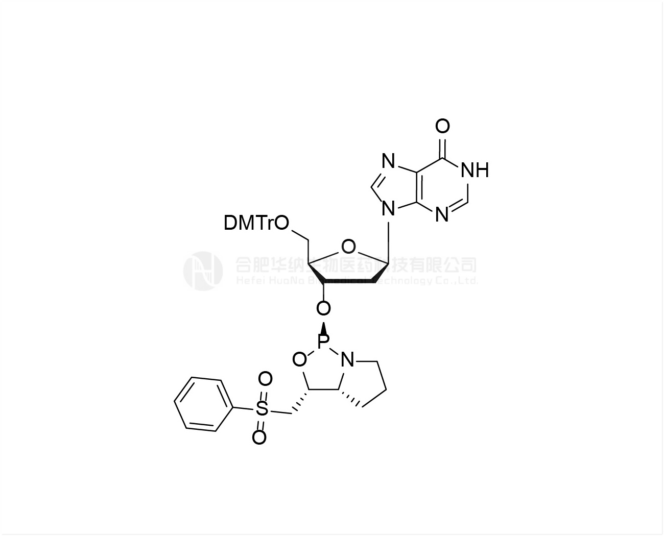 DMTr-dI-3'-(D)-PSM-Phosphoramidite