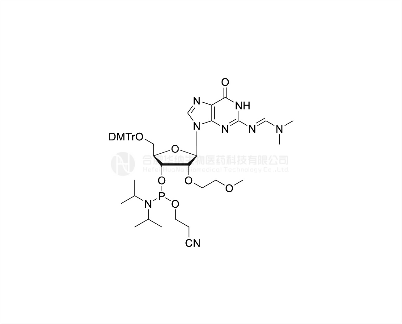 DMTr-2'-O-MOE-rG(dmf)-3'-CE-Phosphoramidite