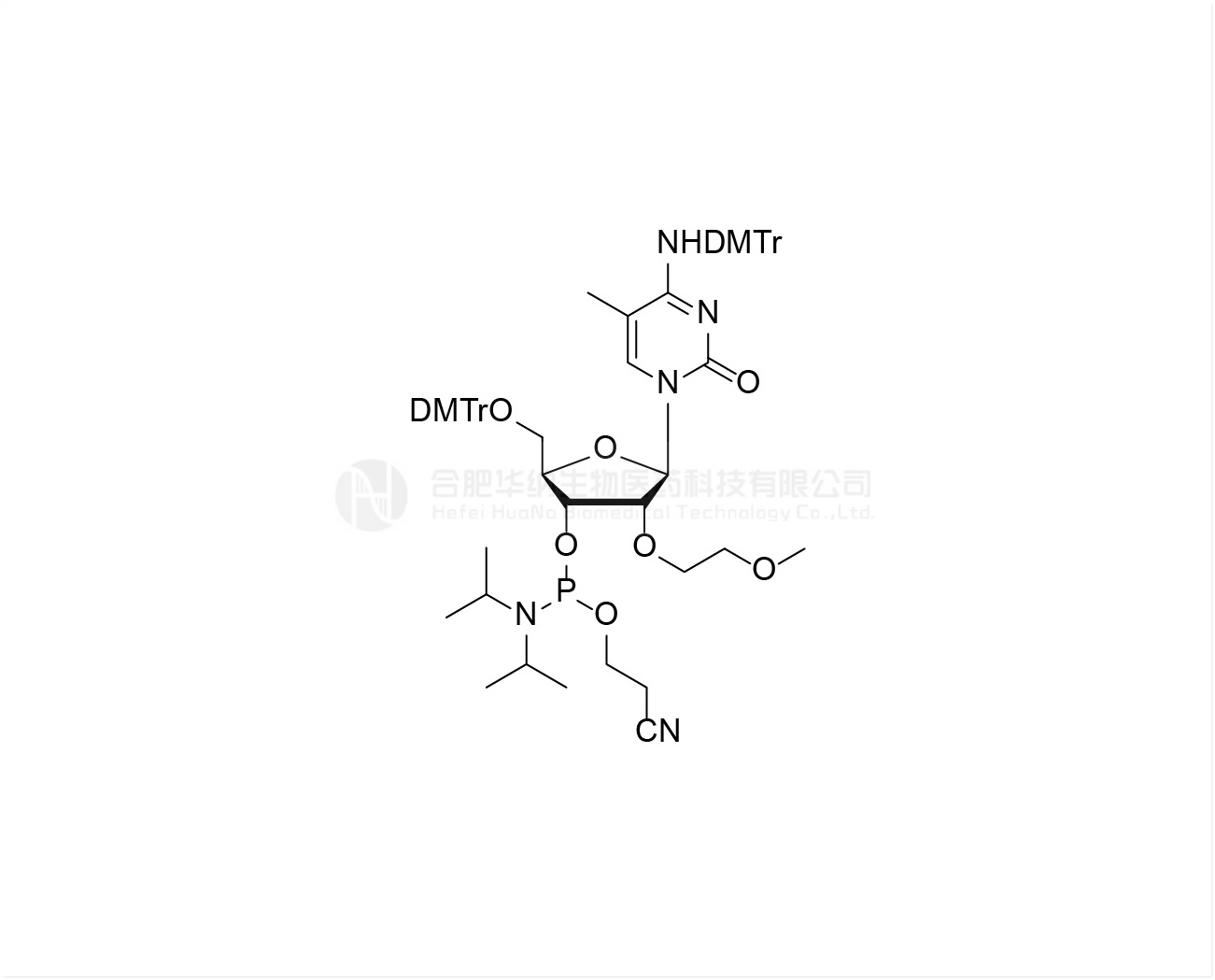 DMTr-2'-O-MOE-5-Me-rC(DMTr)-3'-CE-Phosphoramidite