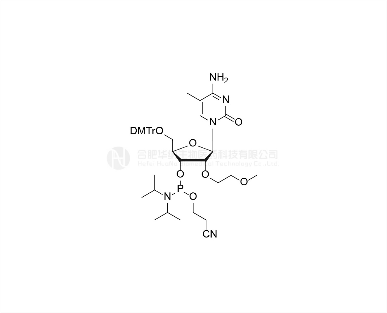 DMTr-2'-O-MOE-5-Me-rC-3'-CE-Phosphoramidite