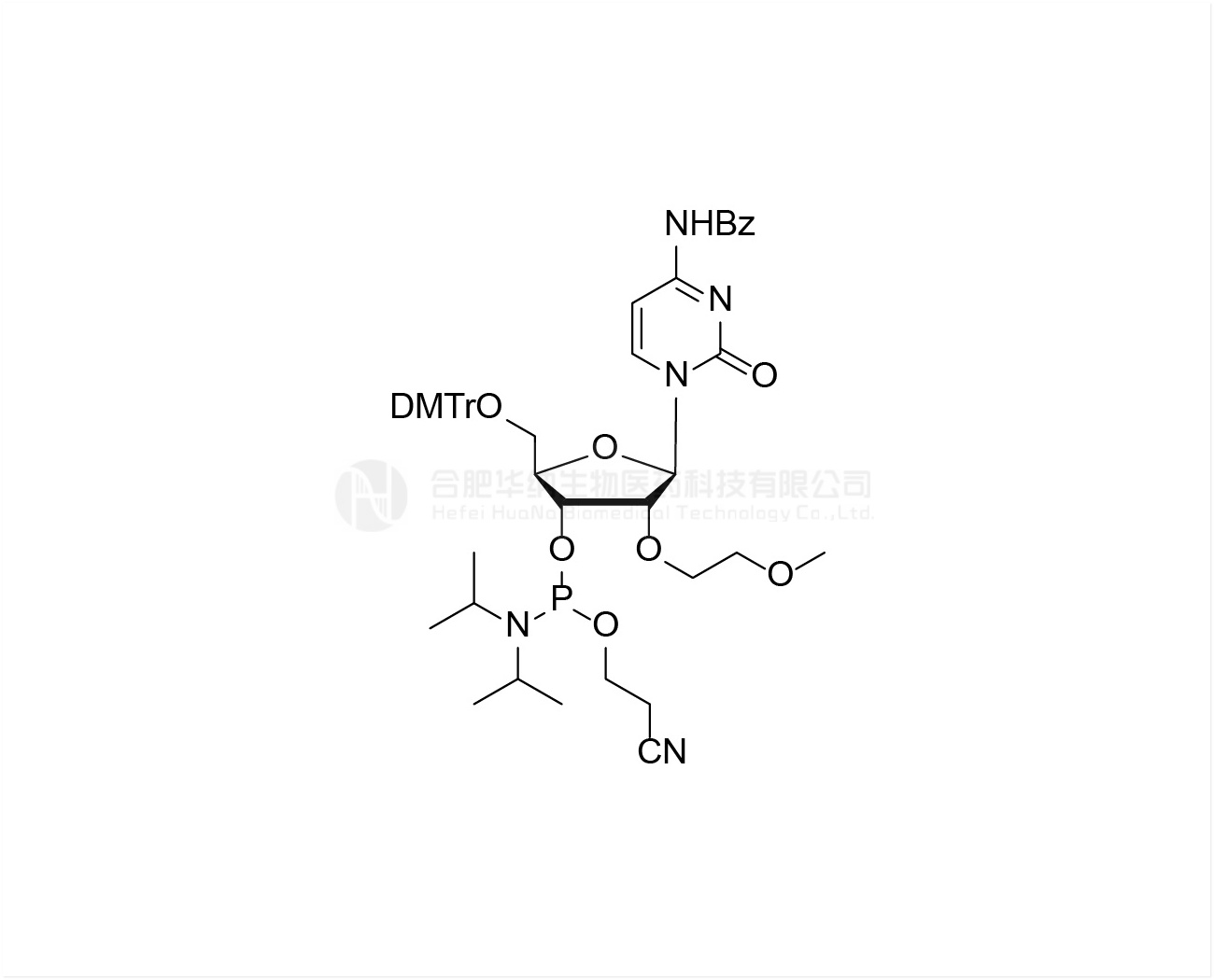 DMTr-2'-O-MOE-rC(Bz)-3'-CE -Phosphoramidite