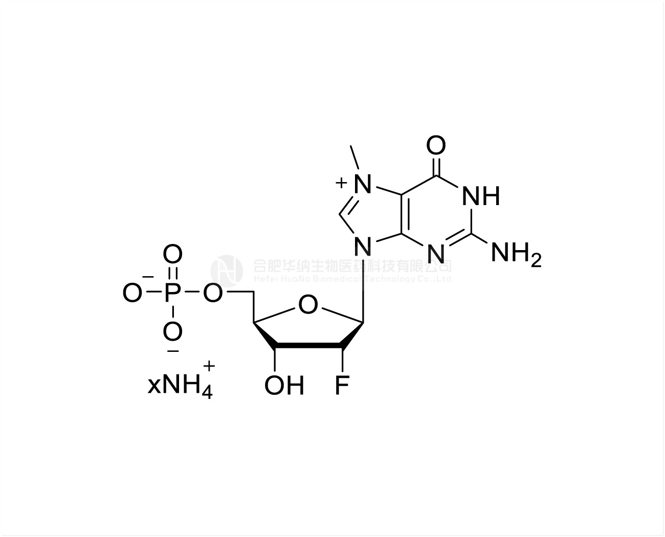 2'-F-m7GMP 100mM Ammonium Solution