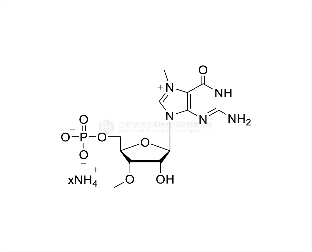 3'-OMe-m7GMP 100mM Ammonium Solution